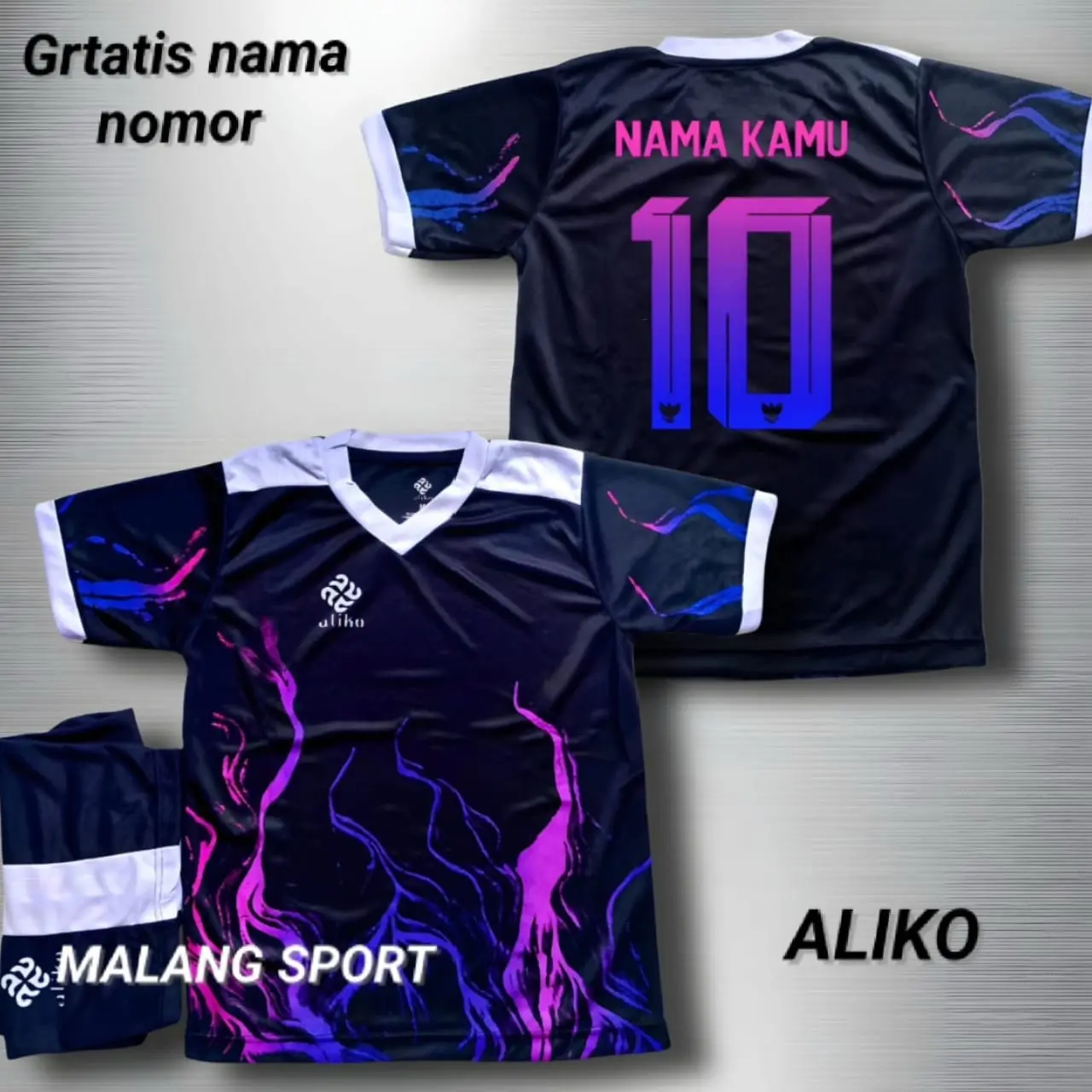 FRRE SABLON NAMA NOMOR STELAN JERSY BOLA ANAK BOLA FUTSAL VOLY PUTRA PUTRI SEET BAJH CELANA