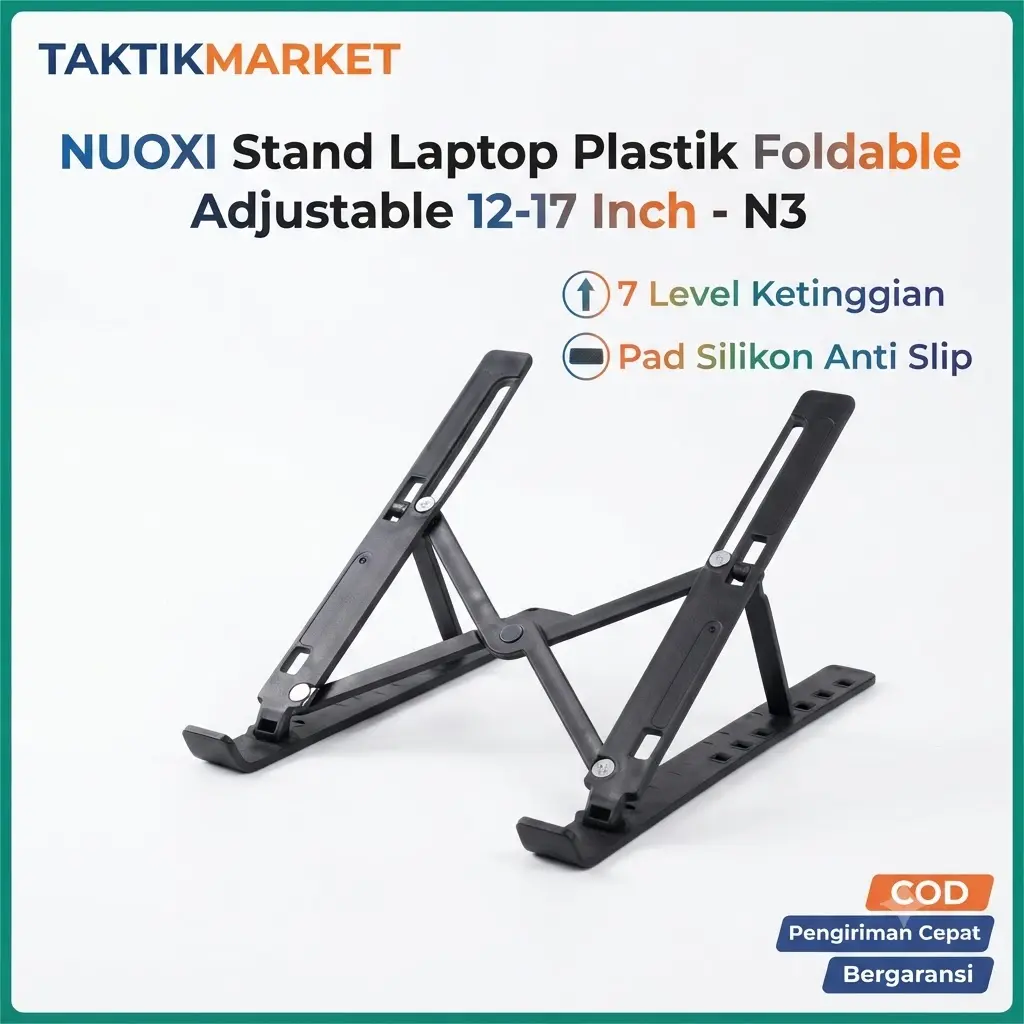 Stand Laptop Portable Lipat Holder Dudukan Laptop Universal 17 Inch Plastik N3