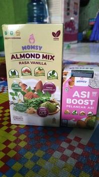 Product Review of MOMSY BUY 1 GET 1, ASI Booster 60 Kapsul X ALMOND MIX VANILLA 6 Sachet from u**h 0