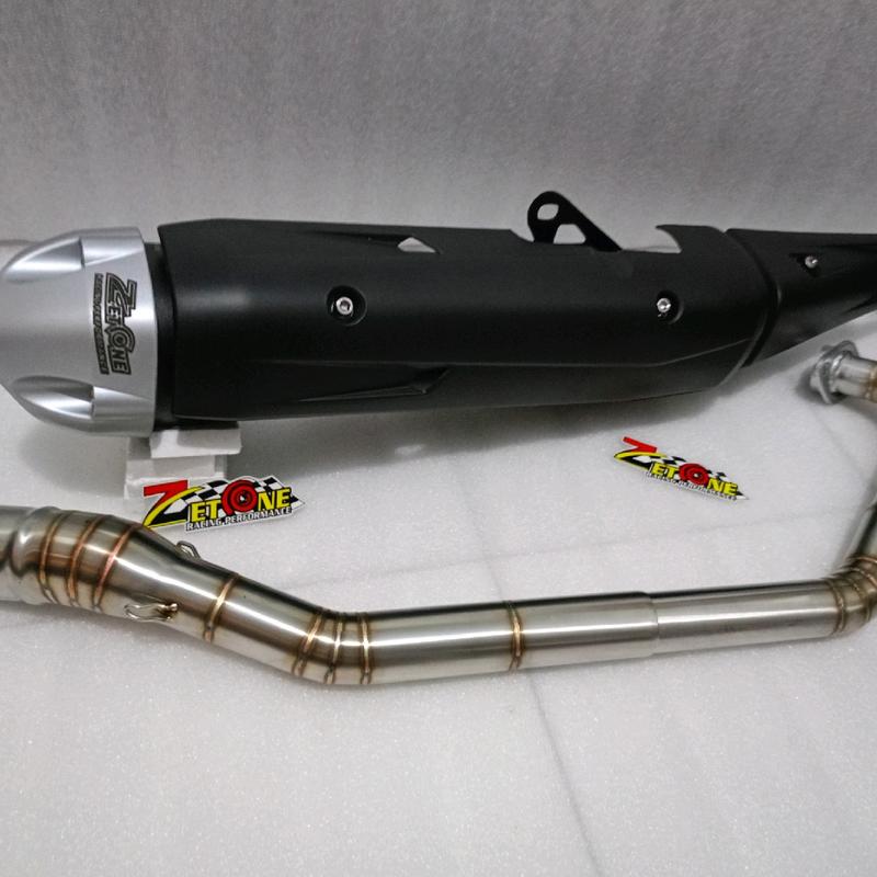 Knalpot Standar Racing Copy MX King Fulset Pipa 32 35 38 50 Motor Stainless Las Robotik - Motorcycle 4