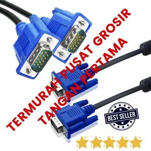 Best Seller Kabel Vga 5Meter Male To Male Standard High Quality -Kabel Vga 10Meter