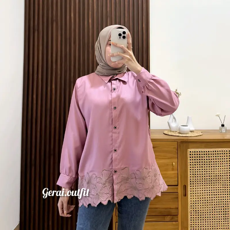 DINDA BLOUSE SHAKILA BORDIR 1