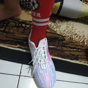 Sepatu Futsal Anak 33 s/d 38 LS Rebon Putih Ping