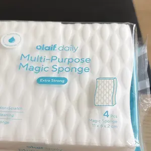 [Bundle] Olaif Daily Multi-Purpose Magic Sponge - 8 pcs (2 x 4 pcs) pembersih spons