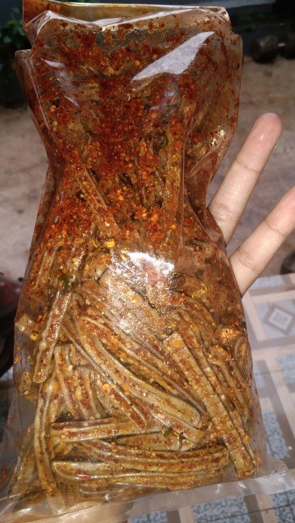 stik jengkol pedas daun jeruk bumbu cikruh