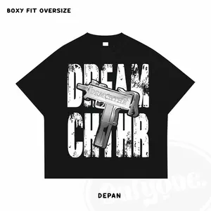 Kaos Boxy Fit Oversize vintage | Dream | T-shirt Cotton Combed 24s pria wanita