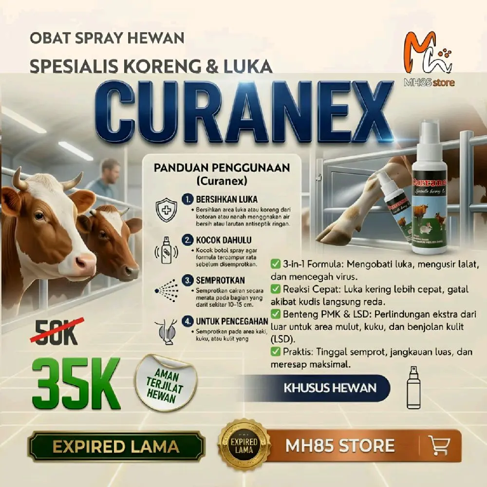 Obat Semprot Gudik Kambing Dan Sapi Untuk Hewan Terkena Virus PMK kuku