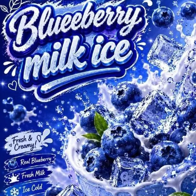 Essence Liqkuit Penambah rasa Blueberry milk ice Food Grade Dingin Bahan susu Berkualitas Tinggi Bkn Untuk Konsumsi