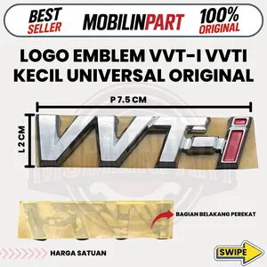 Logo Emblem VVT-i VVTI Kecil Universal Original