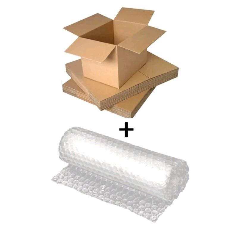 Kardus + Bublewrap Packing 3