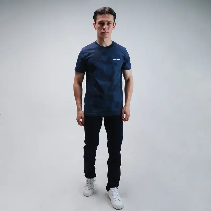 THE GAB'S / GABRIELLE KAOS LENGAN PENDEK REGULAR FIT ( BLACK / NAVY BLUE) 6