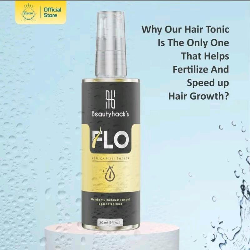 VIRAL!! FLO Hair Tonic Asli Original Penumbuh Rambut Alami Hair Treatment Melebatkan Rambut Rontok 0
