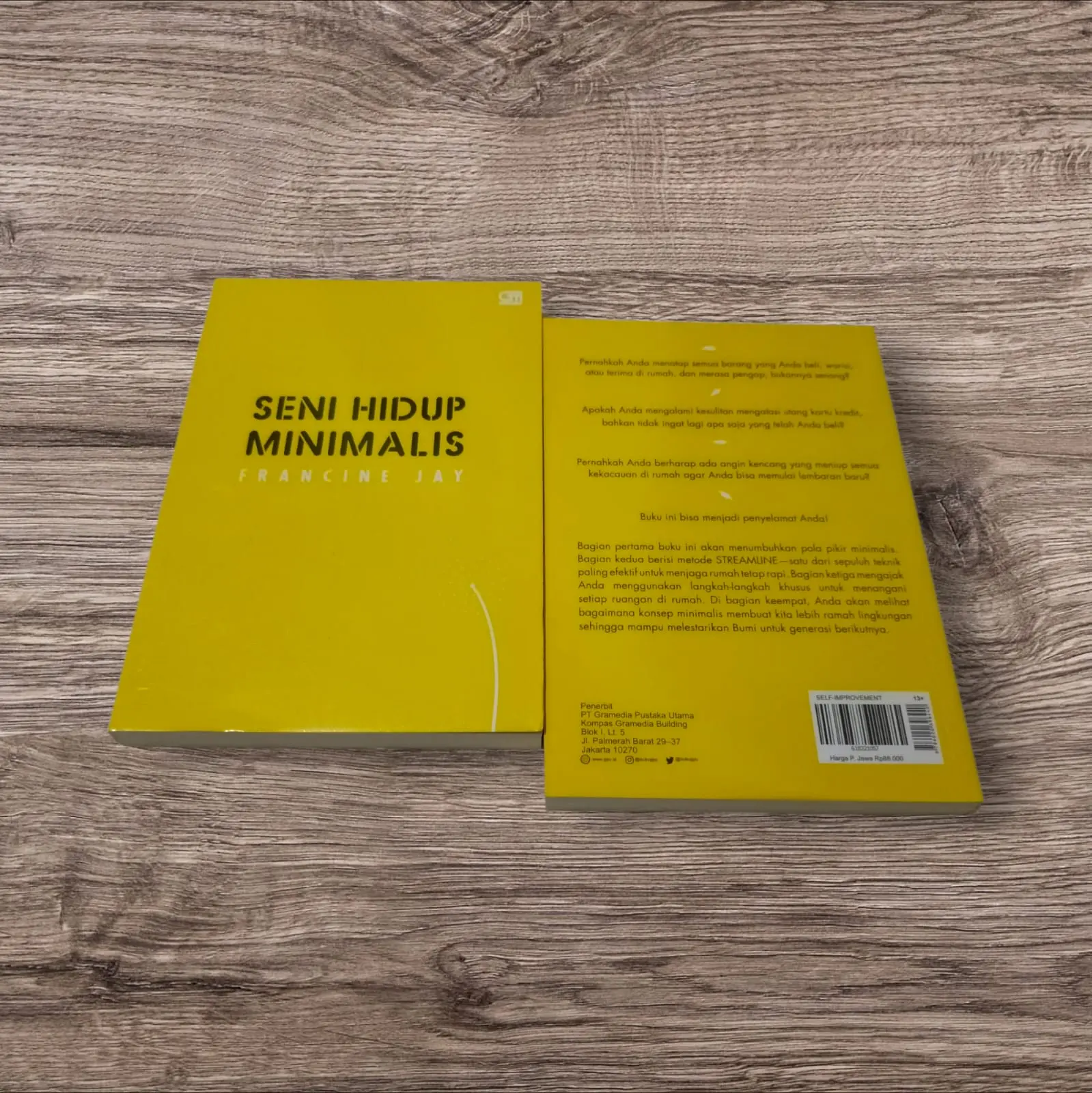 Buku Seni Hidup Minimalis oleh Francine Jay - Panduan Praktis untuk Gaya Hidup Sederhana dan Elegan