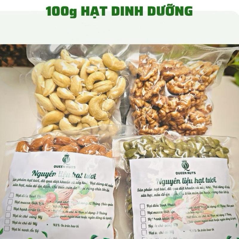 100g Các loại hạt dinh dưỡng hạt đậu hữu cơ làm ngũ cốc dinh dưỡng nấu sữa hạt nấu đồ ăn dặm cho bé