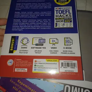 BUKU PARE ACADEMY TOEFL HACKS [LISTENING; WRITING; READING]