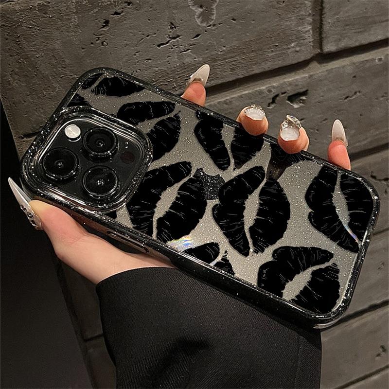 Ốp Điện Thoại Trong Suốt, Thời Trang, Tương Thích Cho iPhone 13, 16, 12, 15, 14, 11 Pro, XS Max, X, XR, 8 Plus, 7, Ốp Mềm, Làm Bằng Silicon, Chống Sốc Điện Thoại Di Động, Ốp TPU, Bảo Vệ AV1008 AV2, Thích Hợp Cho Cặp Đôi 6