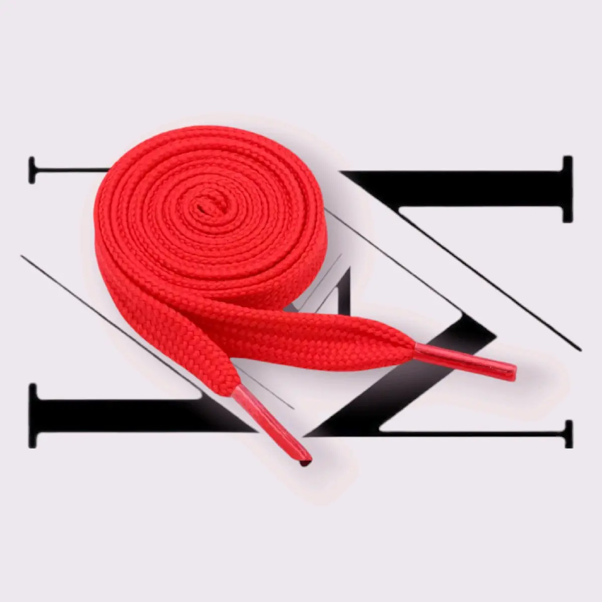 Tali Sepatu Gepeng Cotton Lebar 8mm panjang 110-140cm Premium Quality Shoe