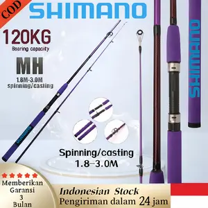 2025 NEW Shimano Fishing Rod Joran Batang Pancing Rod Casting Rod Spinning Fishing Rod MH Power 1.8M-3.0M Spinning/Casting 120KG Jigging Rod