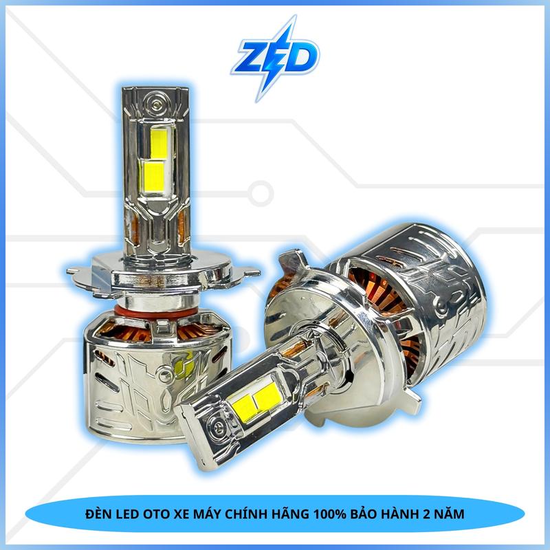   Chuẩn Hãng ZED LIGHT  Đèn Pha LED Mini A95 - 130W Siêu Đèn Pha Sáng Trắng Gom 6000K Chiếu Xa Trên 200m Chuyên Lắp Oto Đầy Đủ Các Loại Chân Cắm - Bảo Hành 2 Năm 