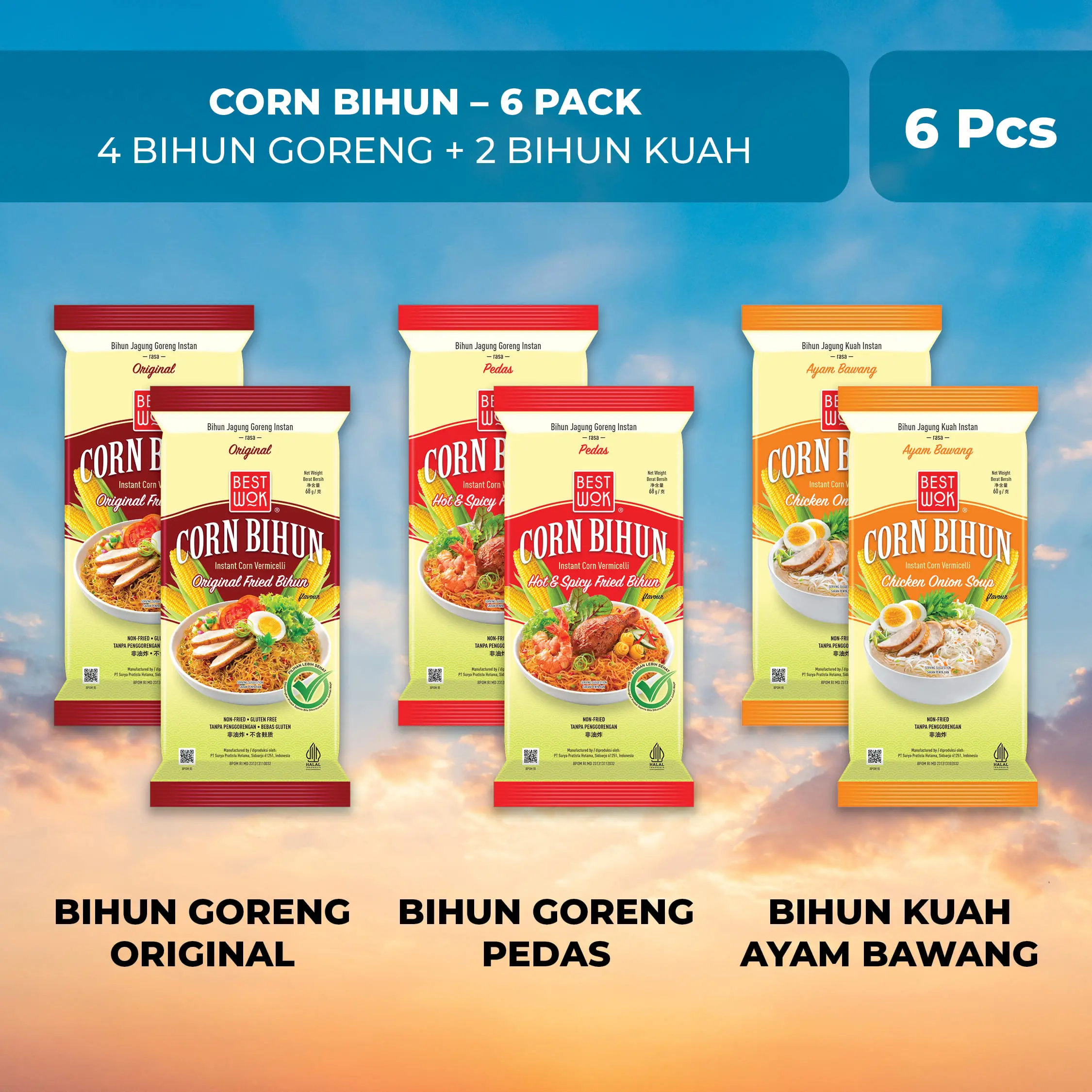 Best Wok Bihun Six Pack 6 Pcs