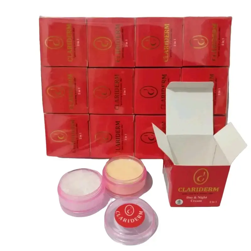 Clariderm Susun Siang dan Malam Cream Perawatan Wajah Muka Original - 1 Pcs Pelembab