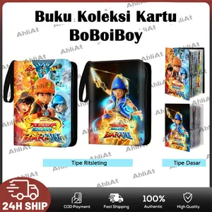 432pcs-BoBoiBoy1 Sudah siap!!!Album Kartu BoBoiBoy Galaxy - Buku Penyimpanan/Holder untuk 240 400 432 Lembar Kartu