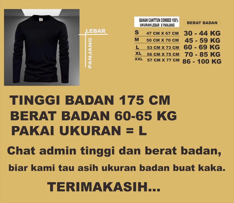 Product Introduction of PROMO COD ( BAHAN TEBAL )  Kaos Distro 100% COTTON Kaos pria I Wanita Lengan Panjang[C4RDIN4L BLOK]  prin GREY Premium 0
