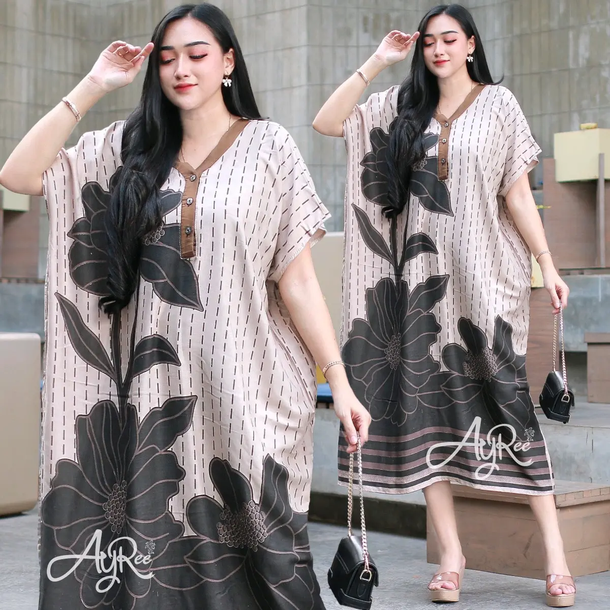 Yura Dress Daster Lowo Rayon Adem By Ayreebatik Bumil Busui
