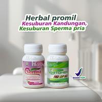Gambar Paket Promil pria dan wanita Vertomen Vertina dari Herbaterapi id Kab. Kudus 1 Tokopedia