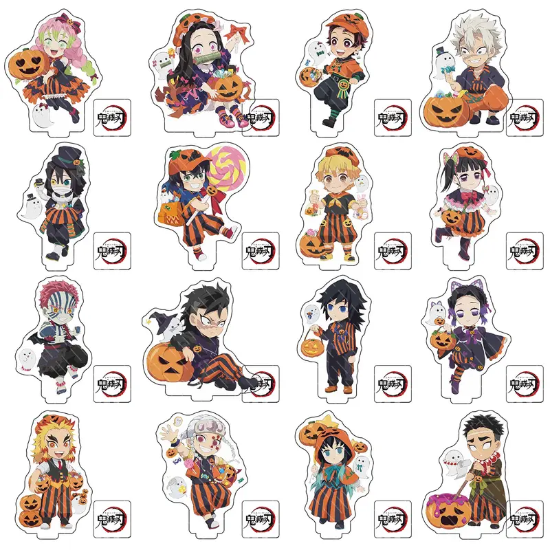 Mô Hình Halloween Demon Slayer, Chủ Đề Anime, Giá Chân Đế Để Bàn, Trang Trí Gia Đình Và Văn Phòng 1