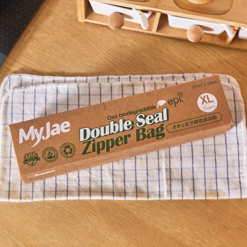 (Beli 1 Free 1)15Pcs MyJae Double Zipper Bag (XL) - TikTok Shop Malaysia