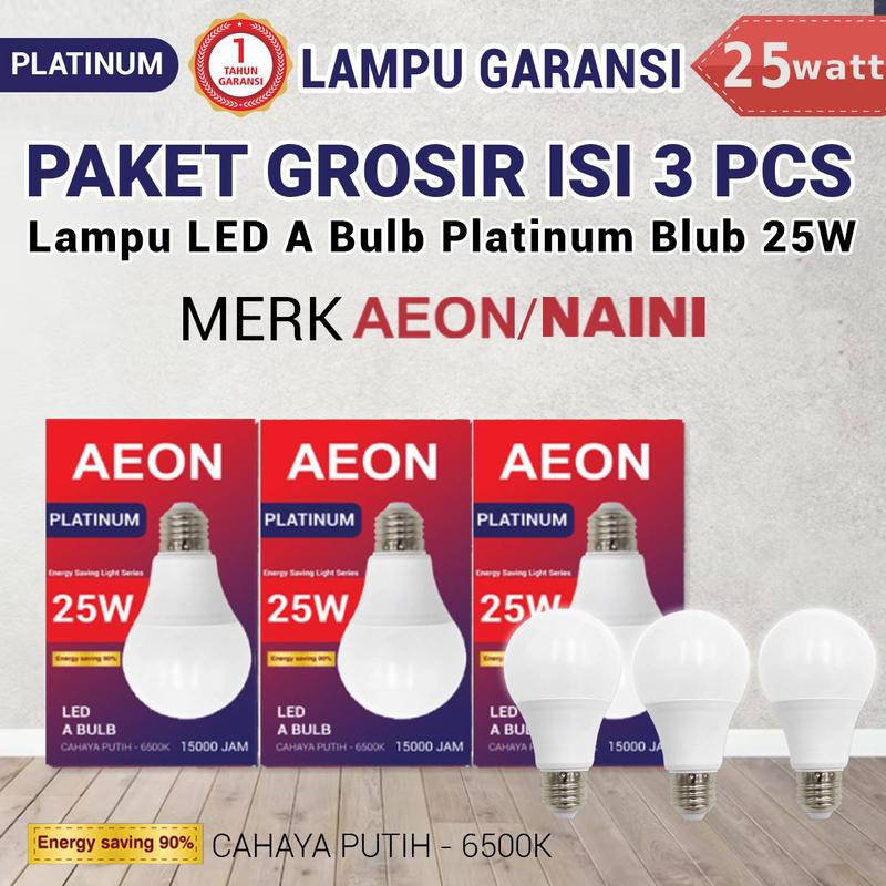 COD Paket Usaha Grosir Hemat 3pcs Lampu LED Bohlam Platinum Blub 5w 7w 9w 12w 18w 21w 25w Putih umur 15000jam Bergaransi lampu  led bulb bola  lampu lampu  led  5  watt lampu lampu 8