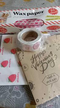 Product Review of [EC] Cute Printed Grease Proof Paper Bento Cake Paper Food Wrapper Food Liner Wax Paper baking Parchment Paper Waterproof Baking Utensils Bakeware from {**} 0