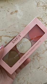 Product Review of Saniye E0358 Multi Fungsi Blush On Glitter Highlighter Palette Contour Eyeshadow Palette from N**s 1