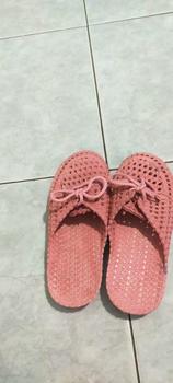 Product Review of [YESPLUS] PY132 Sandal Selop Wanita Flat Jelly Import Fashion Model Tali Rajut Terbaru from O**a 2