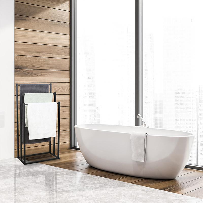 Product Introduction of [SG] Towel Standing Rack/ Bathroom Drying Rack/ Hanger Towel Rack Stand/ Bathroom Punch Free Towel Rack Toilet Hanger 34