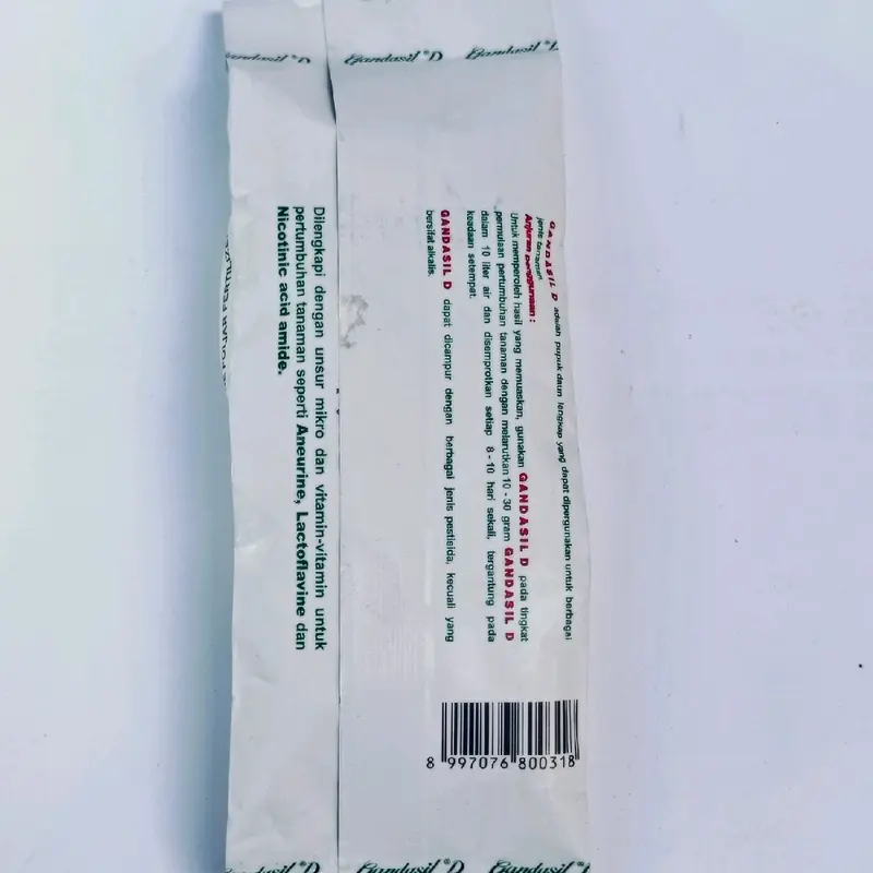 Pupuk GANDASIL D 100gr - Pupuk Daun Terlengkap dan Terlaris Tanaman Kalium 4