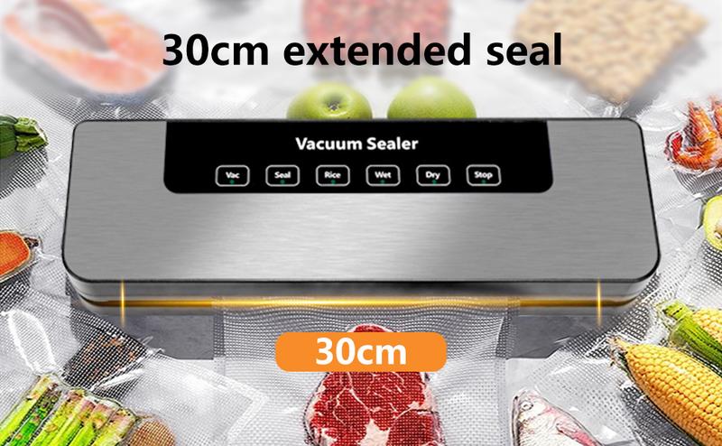 Product Introduction of Máy hút chân không, Yivy, Chức năng 5 trong 1, Máy hút chân không thực phẩm tự động, với 5 trong 1, Máy hút không khí tự động, với 30 chiếc túi niêm phong chân không và ống hút không khí 5