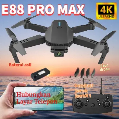 【❤️Siap mengirimkan❤️】 Drone E88 Pro  model baru  model terlaris  mengambil foto 1