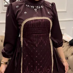 Arista Dress Luxury by Myleeons Original Maxmara Muslim Gamis Wanita Kondangan Pesta Maxi