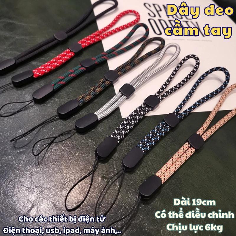 Dây đeo điện thoại chống rơi Nylon 19cm - Chất liệu bền bỉ, thiết kế độc đáo, bảo vệ chống rơi, phù hợp cho nhiều thiết bị
