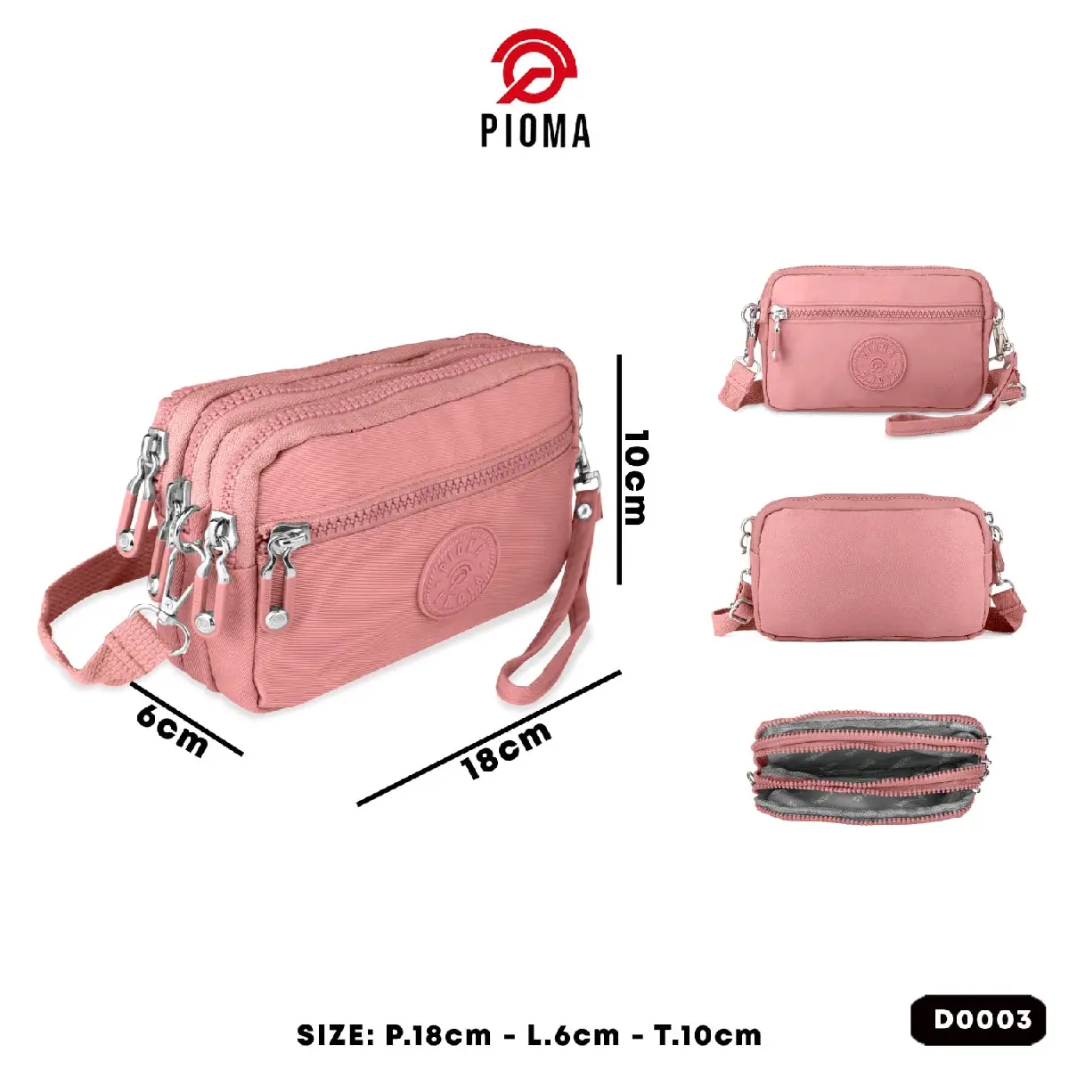 OSELBAG DOMPET HP BISA SELEMPANG 4 RESLETING D0003 IMPORT.