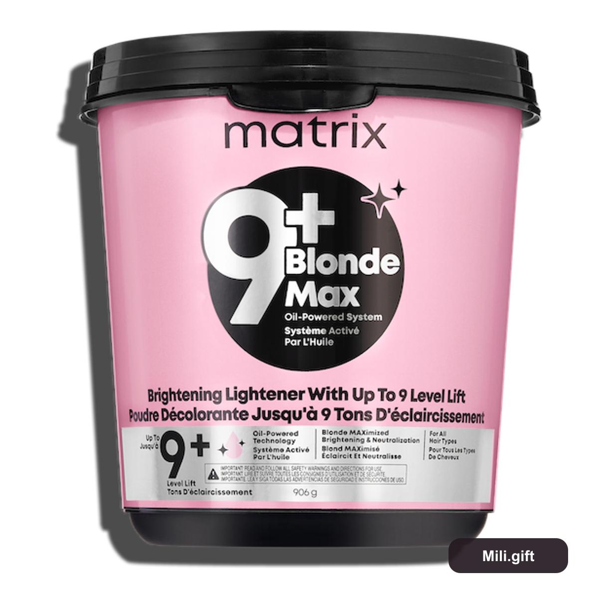 Sản Phẩm Màu Tóc Chuyên Nghiệp Matrix BlondeMax 9+ Oil-Powered Lightener 1 lb / 454 g