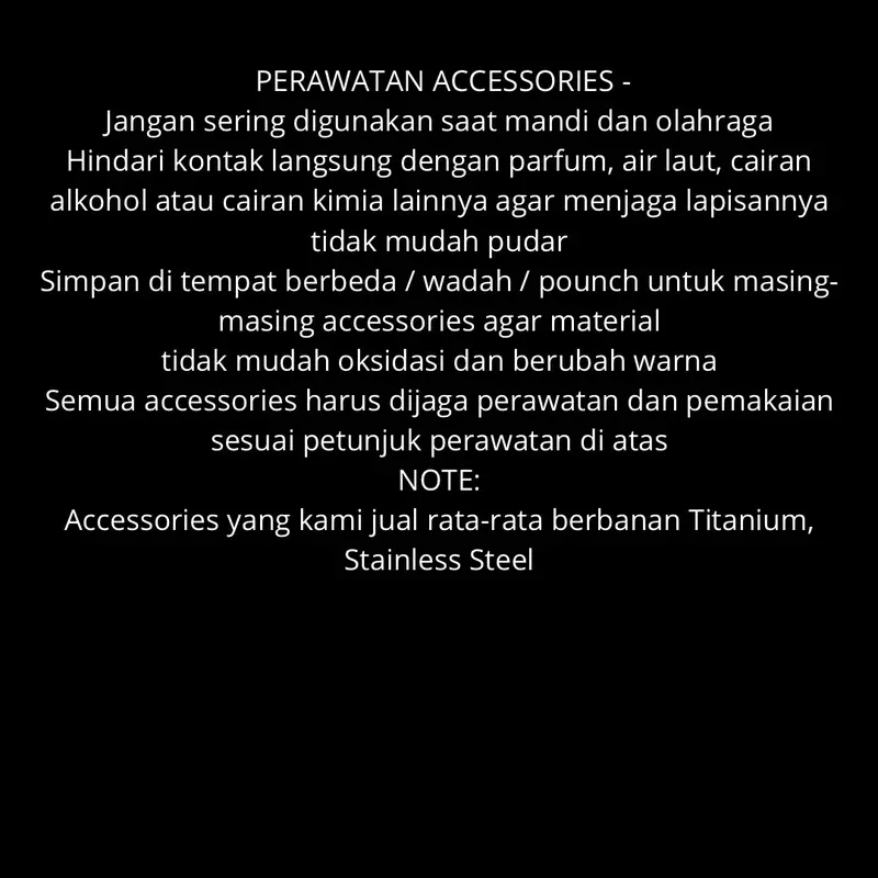 Kalung Rantai Titanium Pria Model Rantai Kecil / Kalung Silver Anti Karat / Aksesoris Elegan - PROJECT TWENTYONE 5