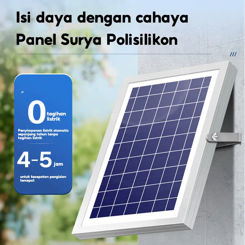 lampu tenaga surya otomatis 2000W  tahan air  dengan remote control Luar ruangan, dalam ruangan, kolam, jalan surya otomatis outdoor with Power Display Timing Function lampu solar cell Outdoor Lamp Waterproof Solar Light Kabel lampu taman tenaga surya 1