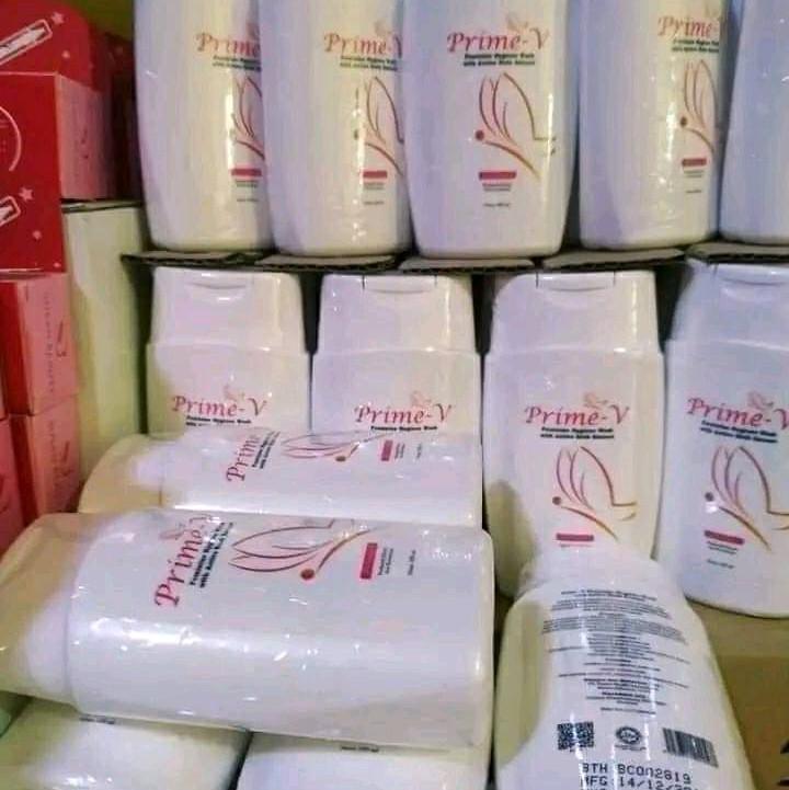 1 BOTOL PRIME V SABUN PEMBERSIH KEWANITAAN ISI 100ML Feminine Hygiene Pencerah Keputihan Gatal daun 8