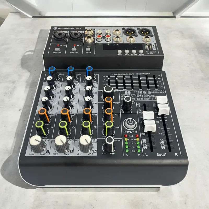 Amplifier Kimiso SIC4 Mixer Audio Berkualitas 6