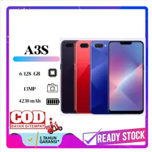 HP Smartphone A3S 6/128GB dengan Kamera 30MP dan Layar 6.3 Inci