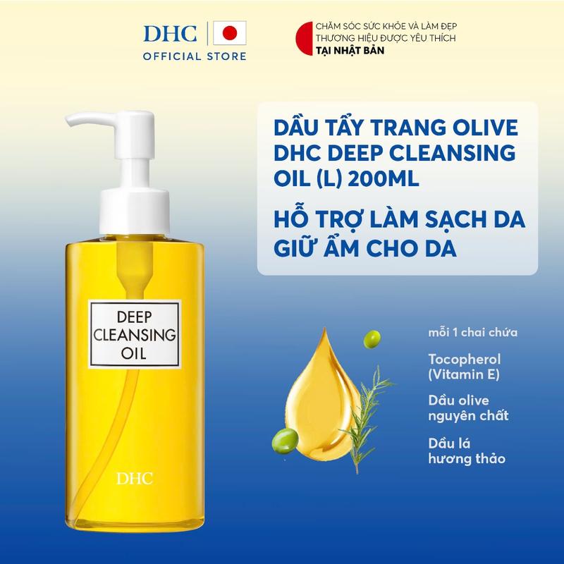 Dầu tẩy trang Olive DHC Deep Cleansing Oil 70ml, 120ml, 200ml - DHC Nhật Bản…