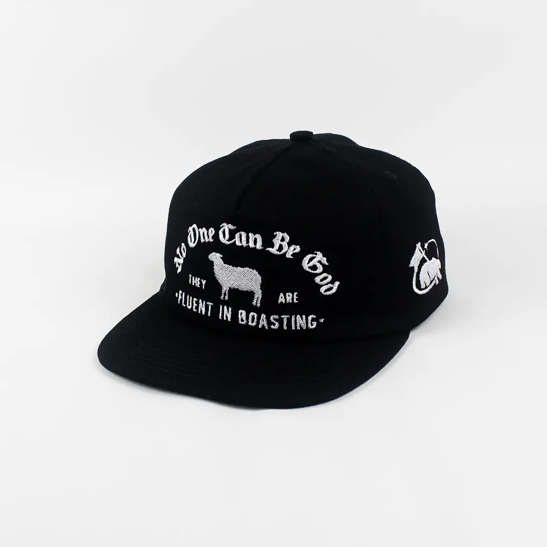 TOPI ROPE HAT CLASSIC SHORT VISOR ALLHOOD NO ONE CAN BE GOD